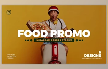 Download <span class='badge badge-warning'>Food</span> Promo Instagram Post & Story B86 (Videohive 32946850) - AE Project