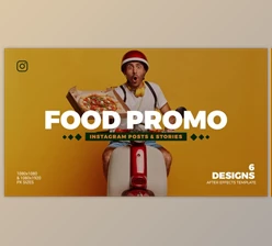 Download Food Promo Instagram Post & Story B86 (Videohive 32946850) - AE Project