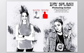 Download Ink Splash Photoshop Action By <span class='badge badge-warning'>Studio</span> Retouch