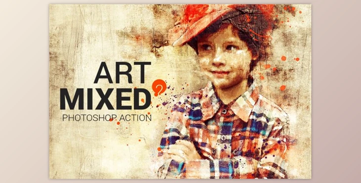 Download Mixed Art 2 Photoshop Action By SlideSalad