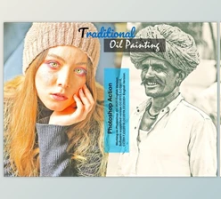 Download Traditional Oil Painting PS Action By Studio Retouch