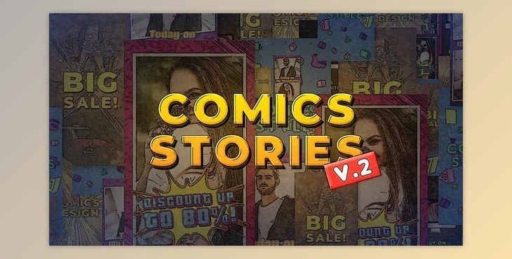 Download Comics Instagram Stories v.2 - MOGRT (Videohive 32893805)