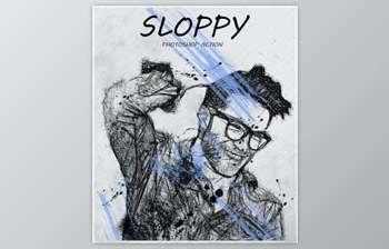 Download Sloppy <span class='badge badge-warning'>Photoshop</span> Action By LadyAlbina