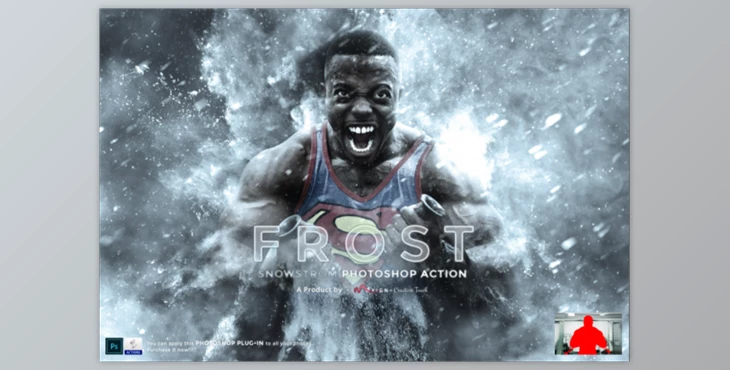 Download Frost – Snowstorm Photoshop Action By artmartz (ABR, ATN)
