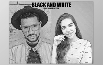 Download Black and White <span class='badge badge-warning'>Photoshop</span> Action By Grishka89