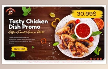 Download Tasty Chicken <span class='badge badge-warning'>Dish</span> Promo (Videohive 33002011) - AE Project