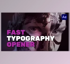 Download Fast Typography Opener (Videohive 32311358) - AE Project