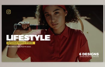 Download Style <span class='badge badge-warning'>Life</span> Promo Instagram Post & Story B87 (Videohive 32982134) - AE Project