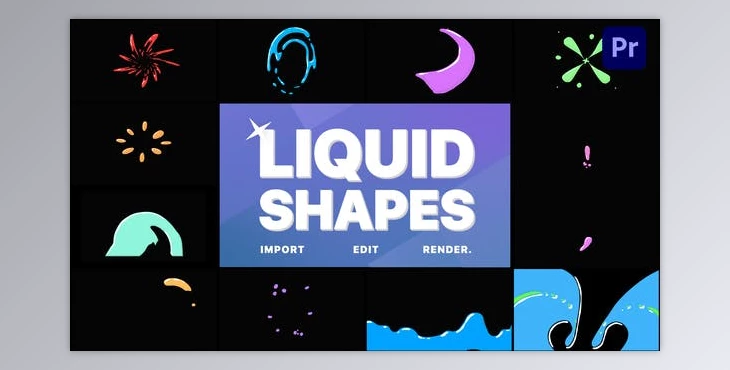 Download Liquid Shapes - Premiere Pro MOGRT (Videohive 32857171)