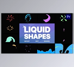 Download Liquid Shapes - Premiere Pro MOGRT (Videohive 32857171)