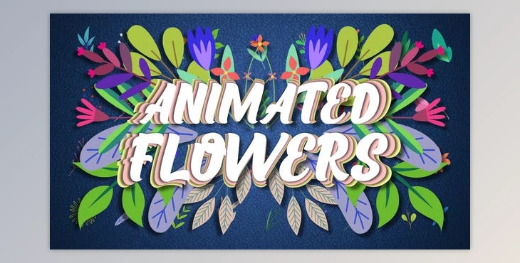 Download Animated Flowers - Premiere Pro MOGRT (Videohive 32812888) - PR Project