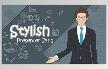 Download Stylish Presenter Set <span class='badge badge-warning'>2</span> (Videohive 33011646) - AE Project