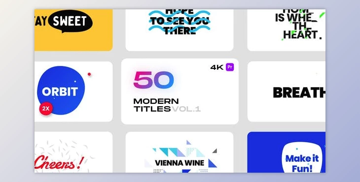 Download Modern Titles Vol.1 for Premiere Pro (Videohive 33018413)