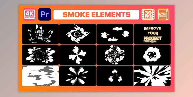 Download Smoke Elements And Titles - Premiere Pro MOGRT (Videohive 33018104) - PR Project