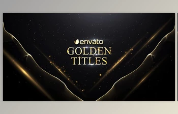 Download Golden <span class='badge badge-warning'>Titles</span> (<span class='badge badge-warning'>Videohive</span> 19633584) - AE Project