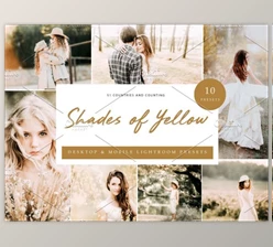 Download 10x Lightroom Presets Shades Yellow By Kzara Visual Concepts