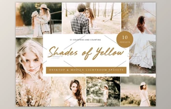 Download 10x Lightroom Presets Shades Yellow By Kzara <span class='badge badge-warning'>Visual</span> Concepts