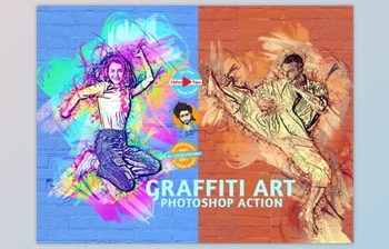 Download Graffiti <span class='badge badge-warning'>Art</span> Photoshop Action By MRI STUDIO