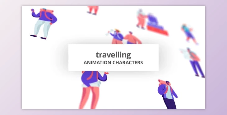 Download Travelling - Character Set (Videohive 32842674) - AE Project