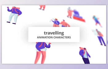Download Travelling - <span class='badge badge-warning'>Character</span> Set (Videohive 32842674) - AE Project