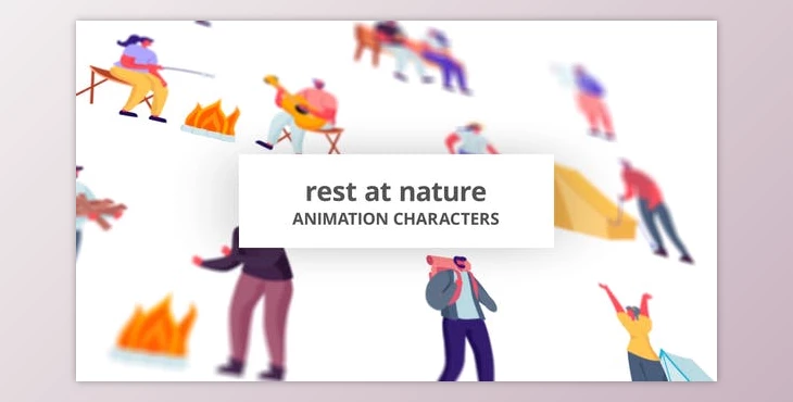 Download Rest at Nature - Character Set (Videohive 32842665) - AE Project