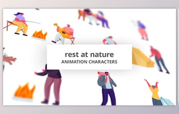 Download Rest at Nature - <span class='badge badge-warning'>Character</span> Set (Videohive 32842665) - AE Project