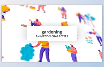 Download Gardening - <span class='badge badge-warning'>Character</span> Set (Videohive 32842647) - AE Project