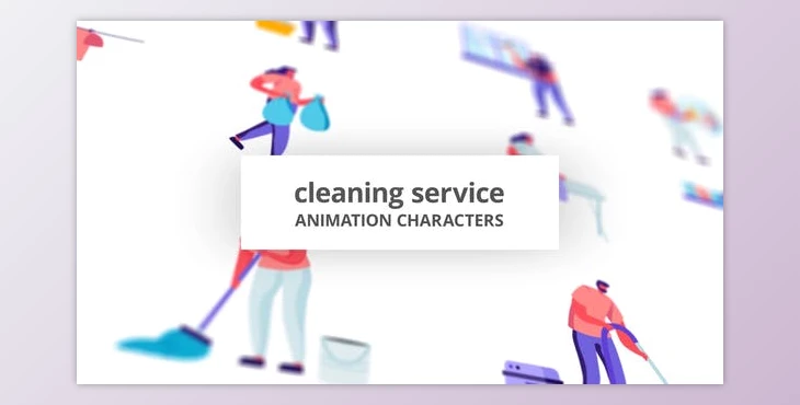 Download Cleaning service - Character Set (Videohive 32842622) - AE Project