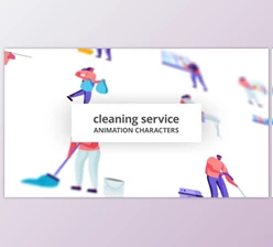 Download Cleaning service - Character Set (Videohive 32842622) - AE Project