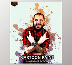 Download Cartoon Paint Photoshop Action By Ernika