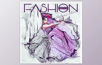 Download Fashion Sketch <span class='badge badge-warning'>Photoshop</span> Action By GorynArt