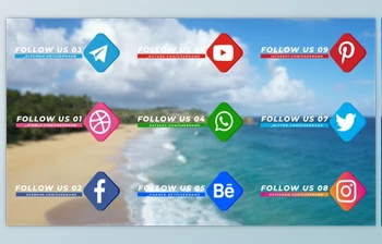 Download Social <span class='badge badge-warning'>Media</span> Pack Version 002 (Videohive 33042389)