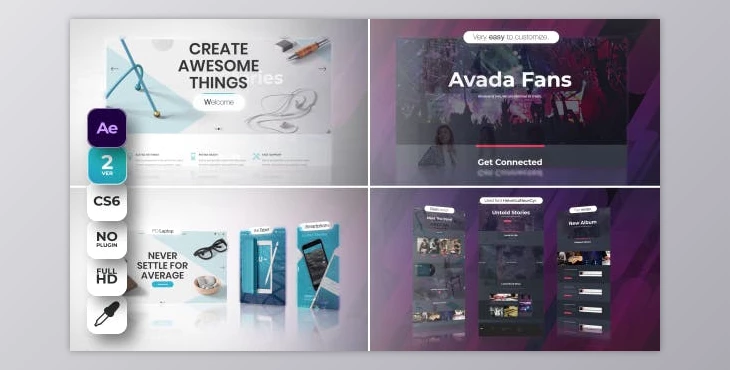 Download Website Promo (Videohive 21313960) - AE Project