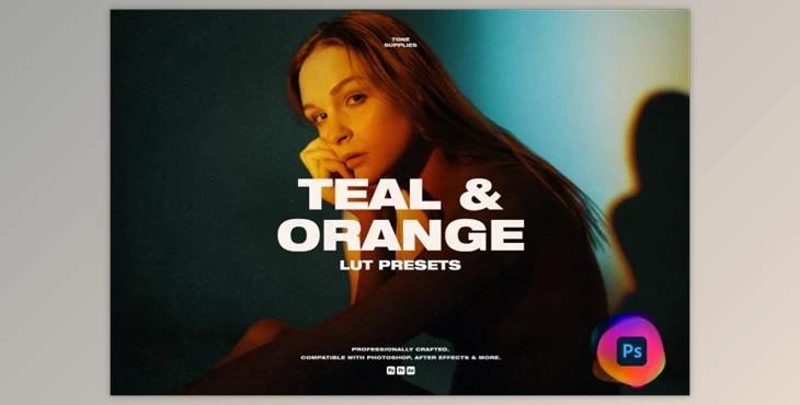 Download Teal & Orange Photoshop LUT Presets By TONE SUPPLIES