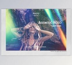 Download Aesthetic Holo Light Leaks Overlays By PhotoSpirit CreativeMarket 6192718