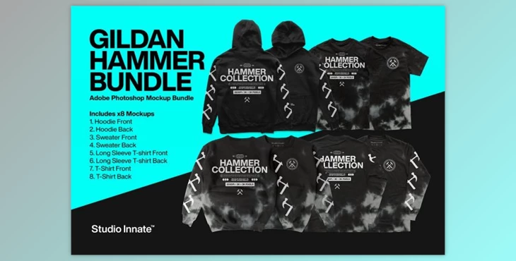 Download Hammer Mockup Collection By Studio Innate (psd)