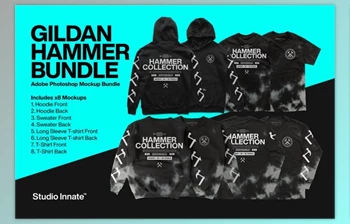 Download Hammer Mockup Collection By <span class='badge badge-warning'>Studio</span> Innate (psd)
