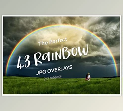 Download 43 Rainbow Photo Overlays 2.0 By bundlecat