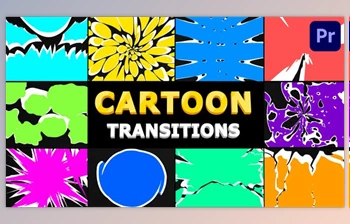 Download Cartoon <span class='badge badge-warning'>Transitions</span> - <span class='badge badge-warning'>Premiere</span> <span class='badge badge-warning'>Pro</span> MOGRT (Videohive 33046407)