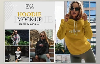 Download Hoodie Mock-Up Street Fashion vol.2 By Dikarte <span class='badge badge-warning'>Media</span> (PSD)