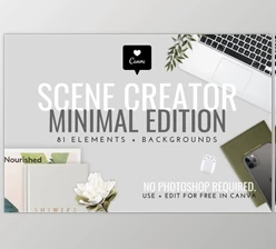 Download Minimal Tech Mockups + Scene Creator By Girl Boss Stock