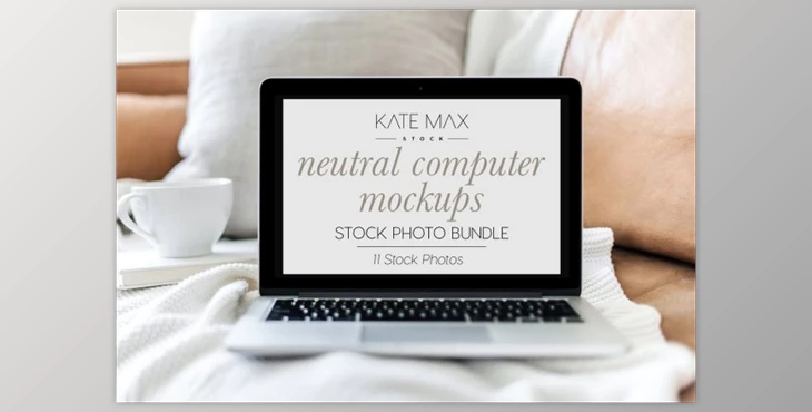 Download Neutral Computer Stock Photo Bundle By KateMaxStock