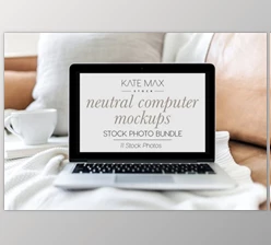Download Neutral Computer Stock Photo Bundle By KateMaxStock