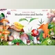 Download Watercolor Cliparts of Mushrooms by CherrypearStudio (PNG)