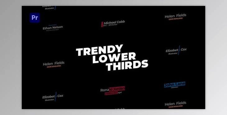 Download Trendy Lower Thirds MOGRT (Videohive 33122863)