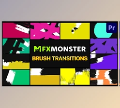 Download Brush Transitions - Premiere Pro MOGRT (Videohive 33110733)