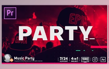 Download <span class='badge badge-warning'>Music</span> Party (Videohive 33008006)