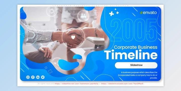 Download Corporate N Business Timeline Slideshow (Videohive 33108494) - AE Project
