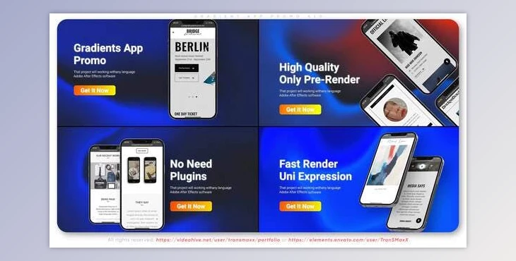 Download Gradient APP Promo - A10 (Videohive 33062249) - AE Project