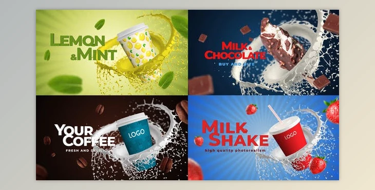 Download Coffee, Soda, Milkshake, Any Food (Videohive 33096587) - AE Project